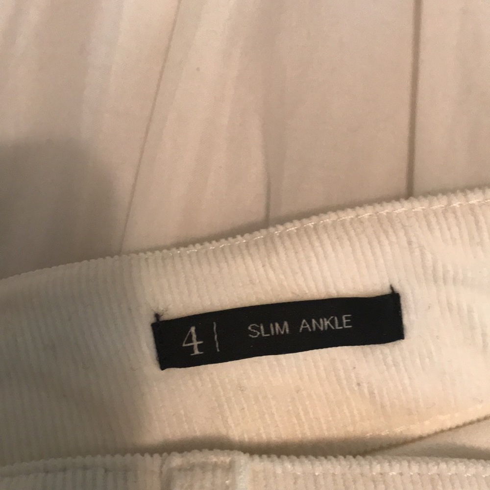Talbott penguin corduroy slim ankle pants - Picture 4 of 7